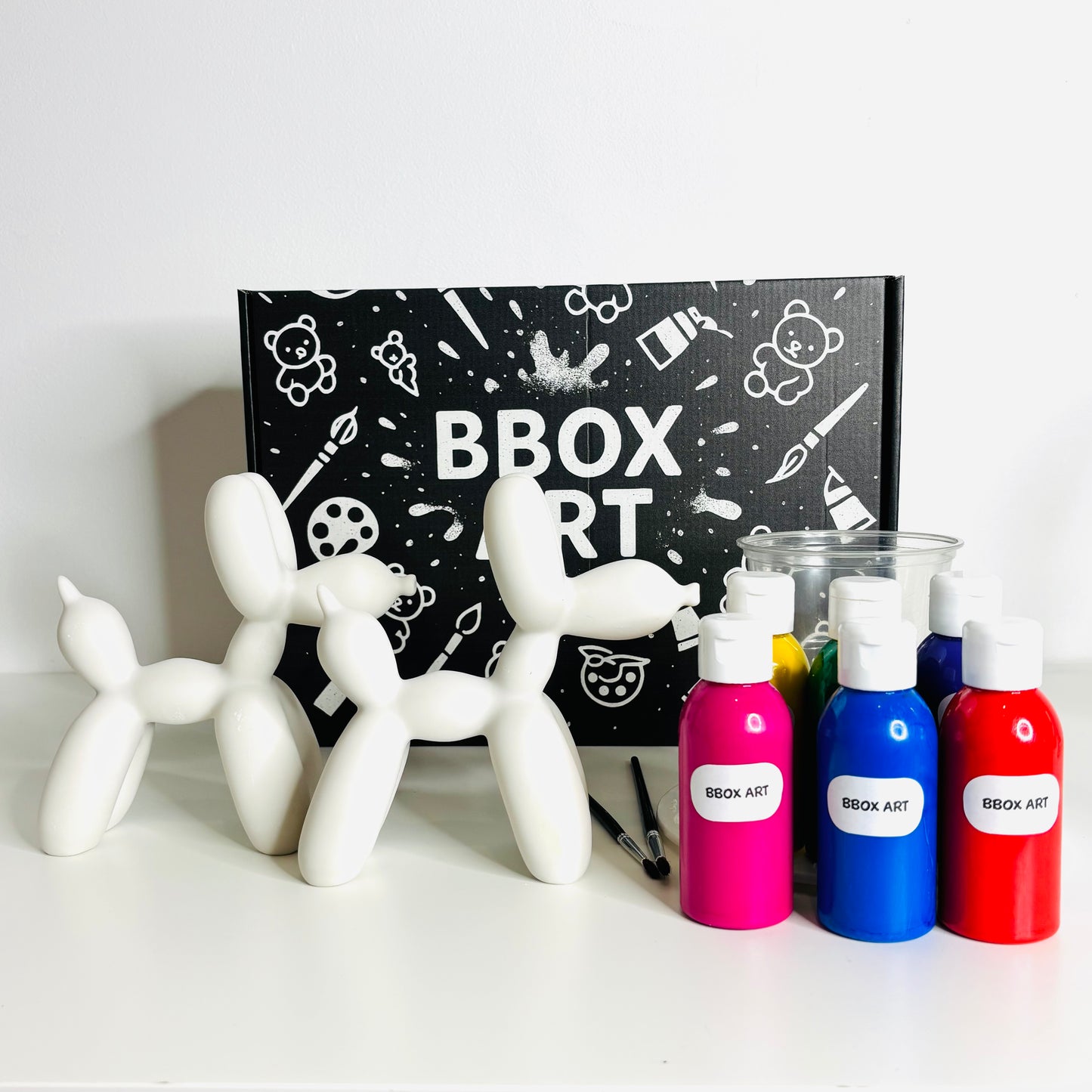 2 Chiens à Peindre - Kit Créatif Bbox Art